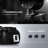 NEEWER Z1-C TTL blesk Speedlite s kulatou hlavou a magnetickým kopulovým difuzorem pro Canon, 76Ws 2,4G 1/8000s HSS, 10 úrovní L